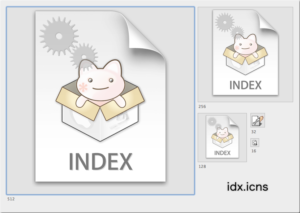 idx ファイルアイコン